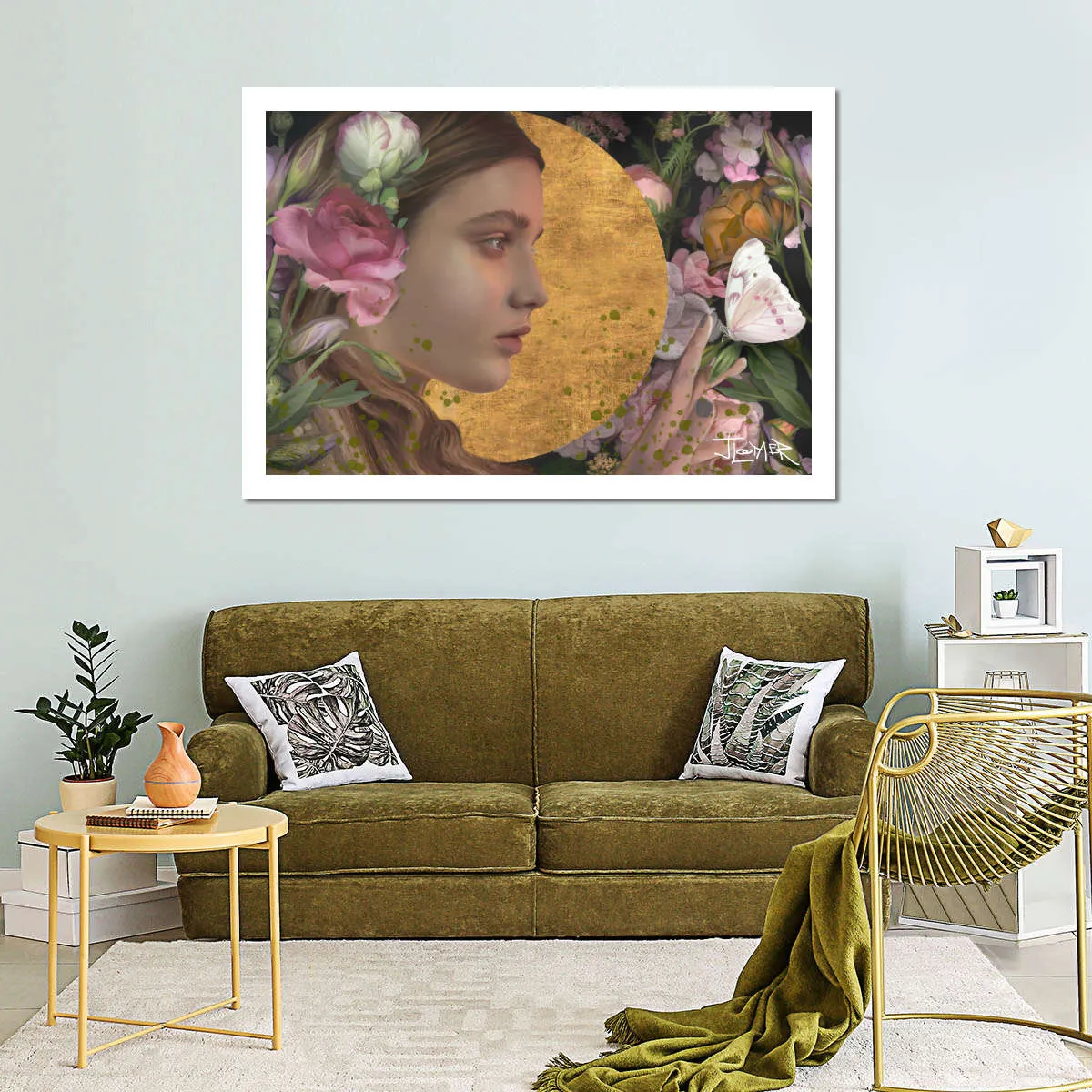 A Butterfly Garden Wall Art