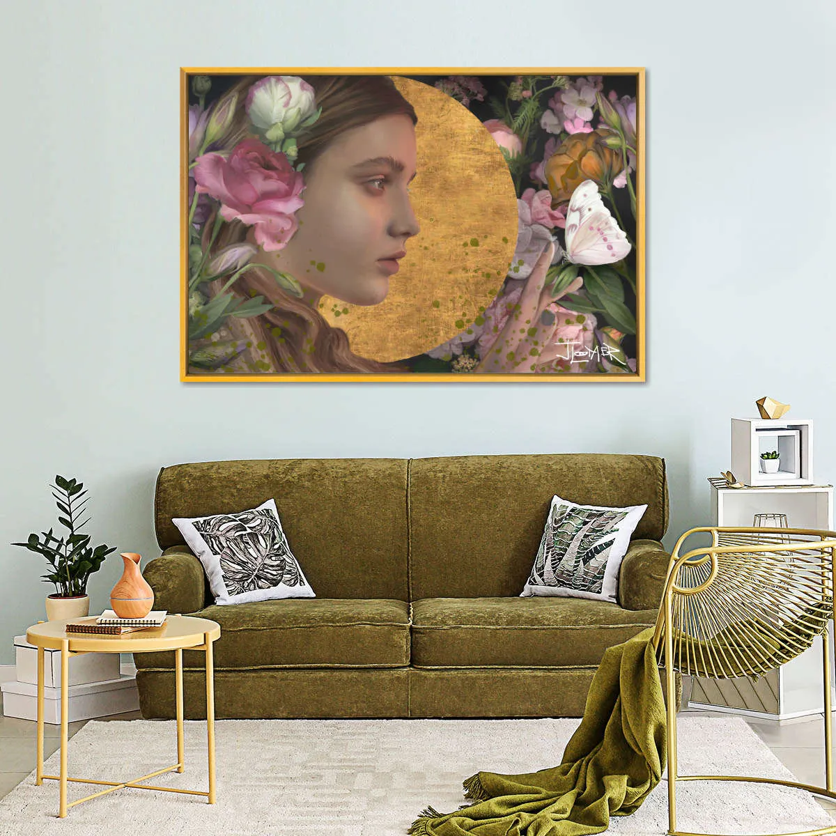 A Butterfly Garden Wall Art