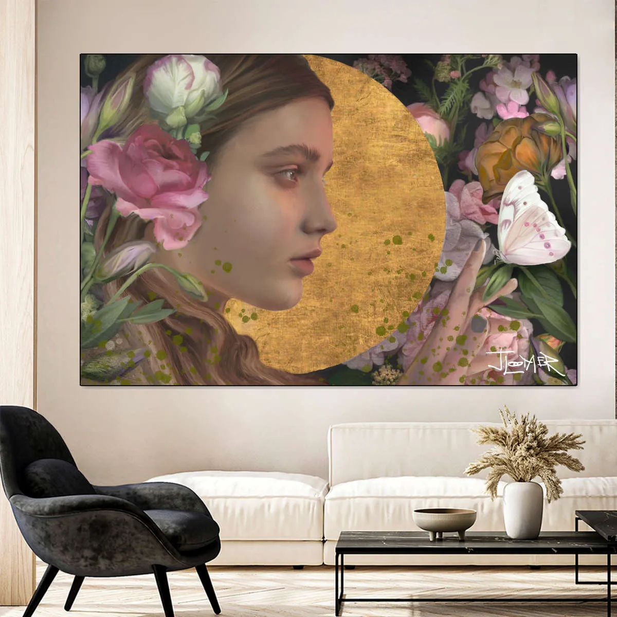 A Butterfly Garden Wall Art