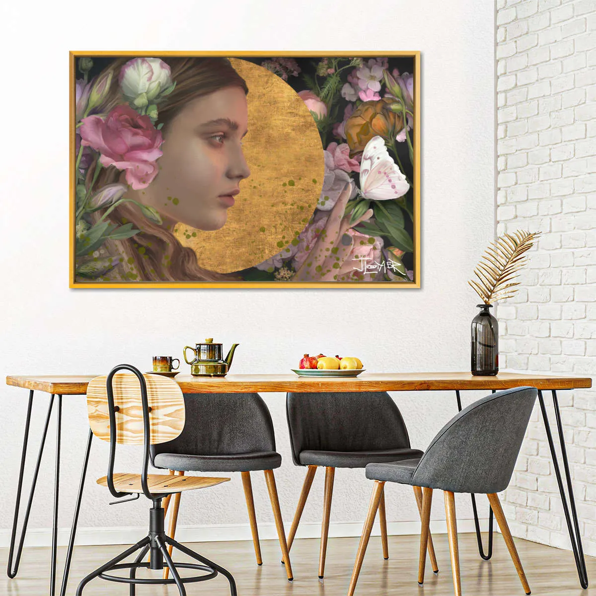 A Butterfly Garden Wall Art