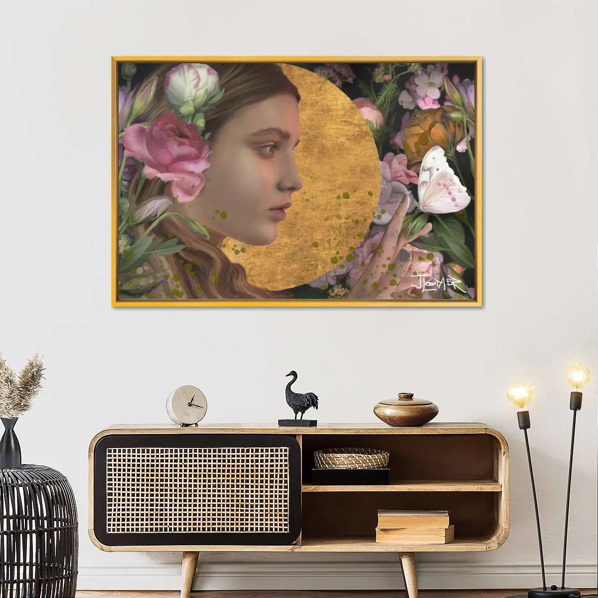 A Butterfly Garden Wall Art