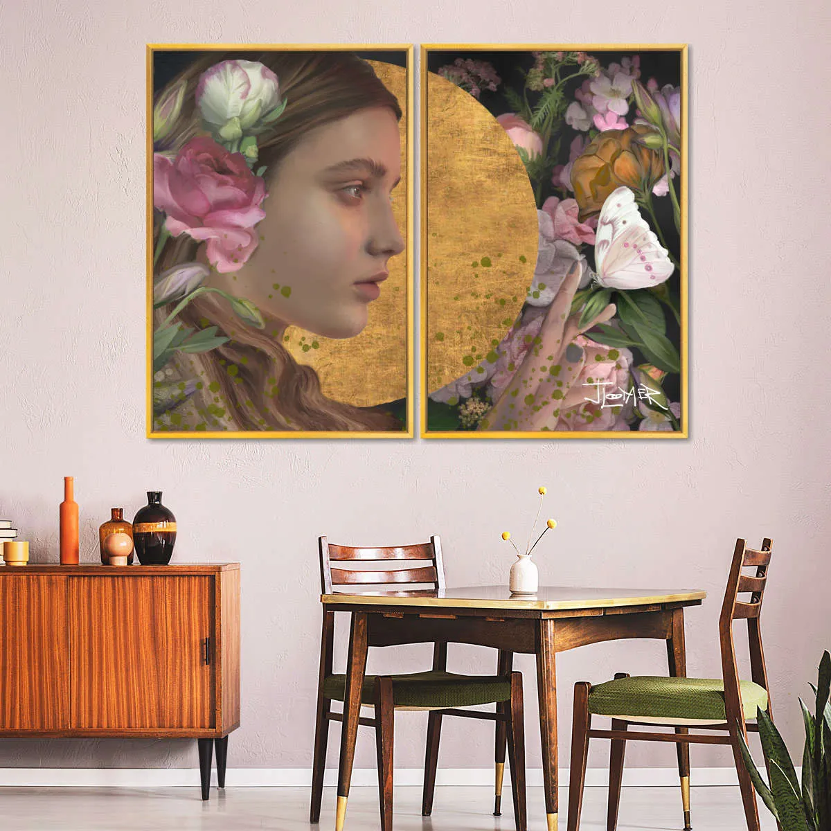 A Butterfly Garden Wall Art