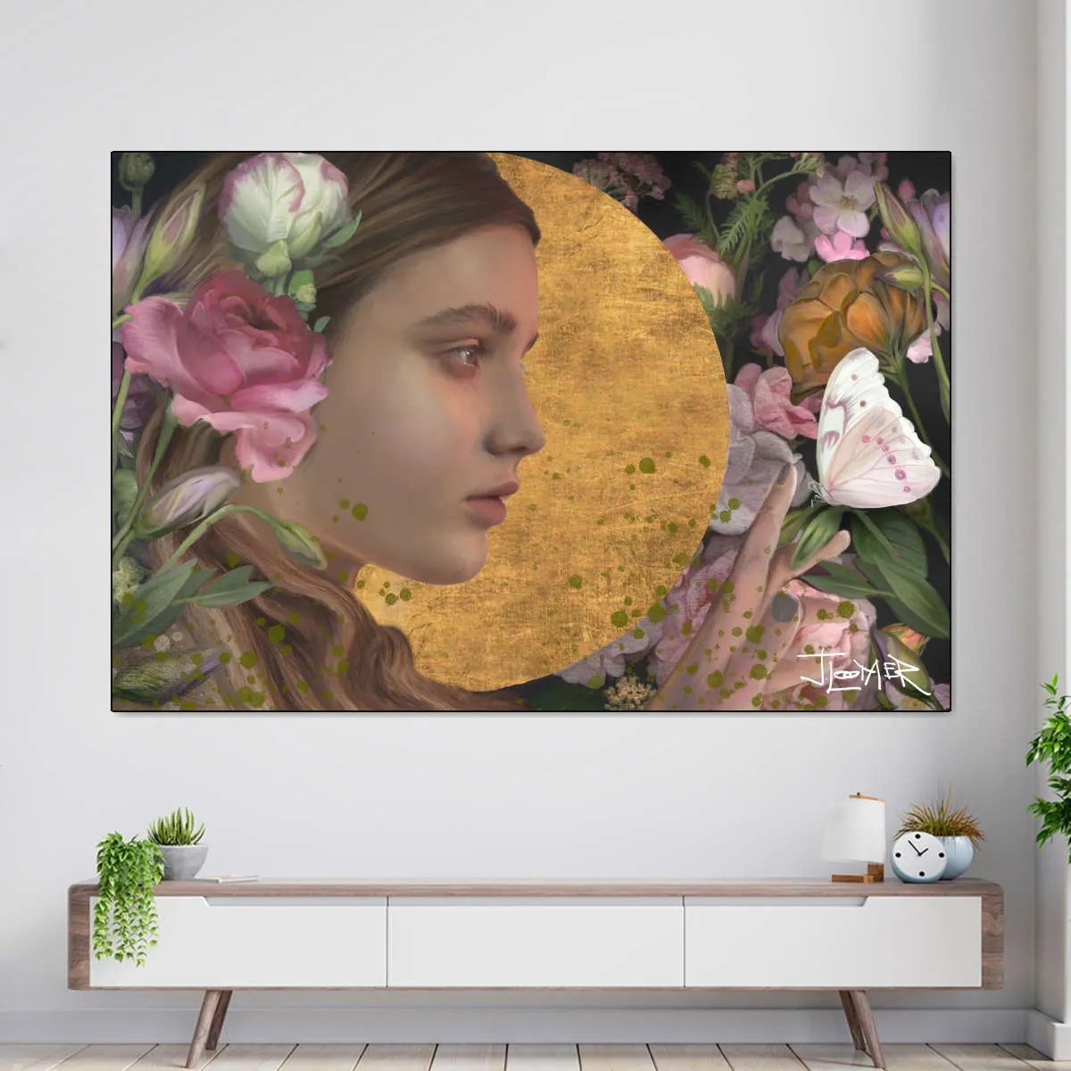 A Butterfly Garden Wall Art