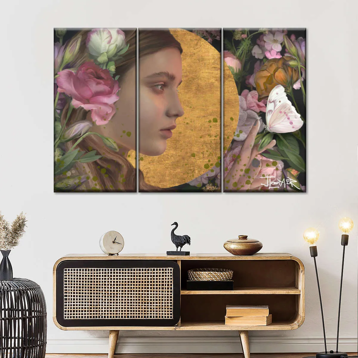 A Butterfly Garden Wall Art