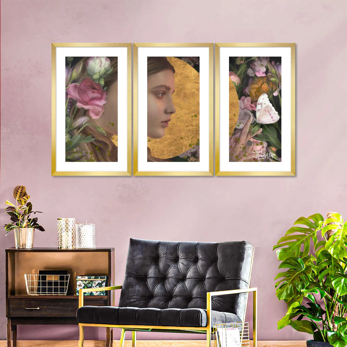 A Butterfly Garden Wall Art