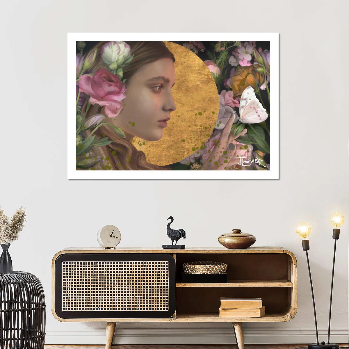 A Butterfly Garden Wall Art