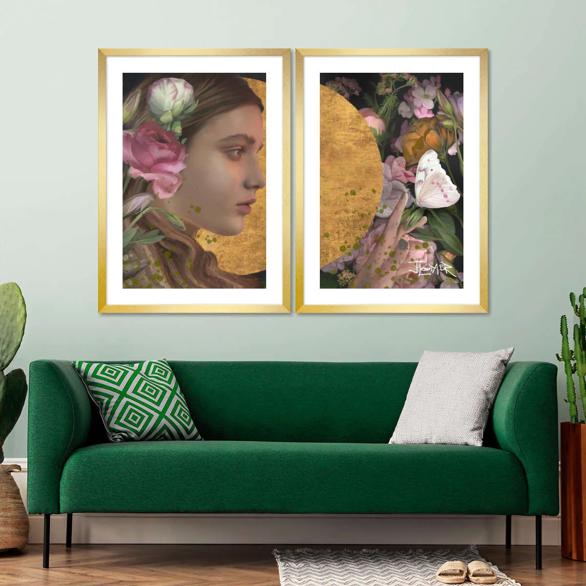 A Butterfly Garden Wall Art