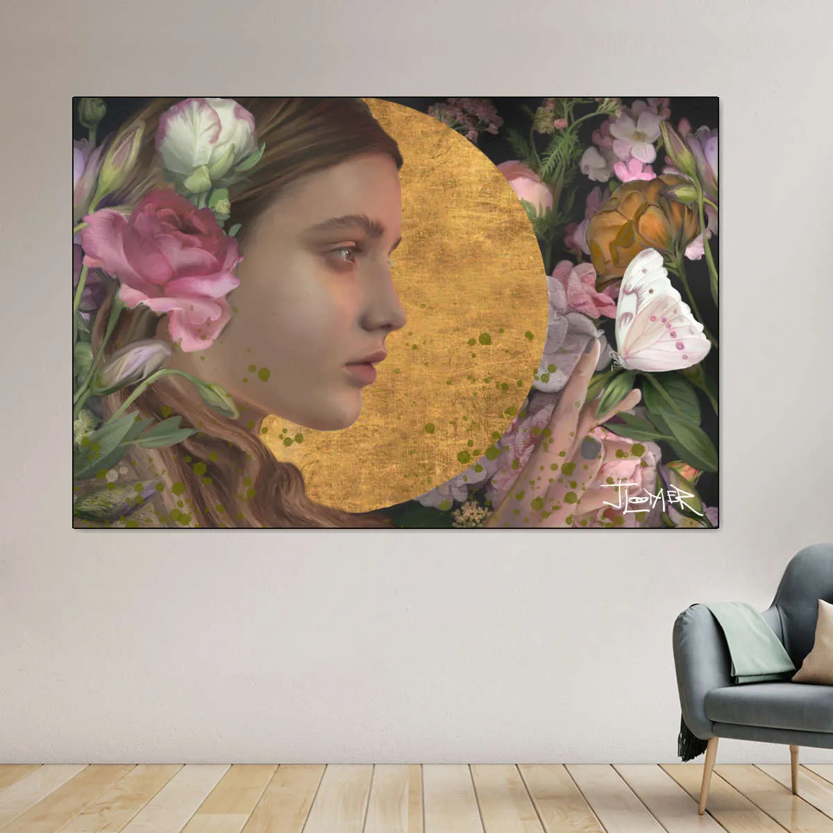 A Butterfly Garden Wall Art