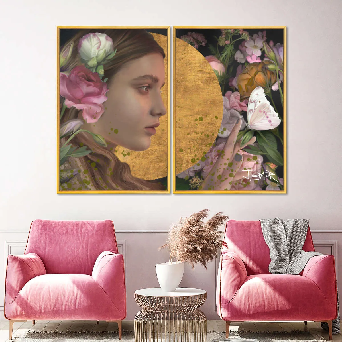 A Butterfly Garden Wall Art