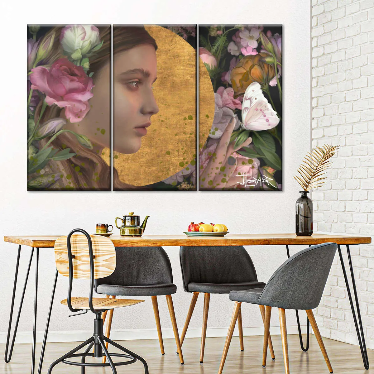 A Butterfly Garden Wall Art