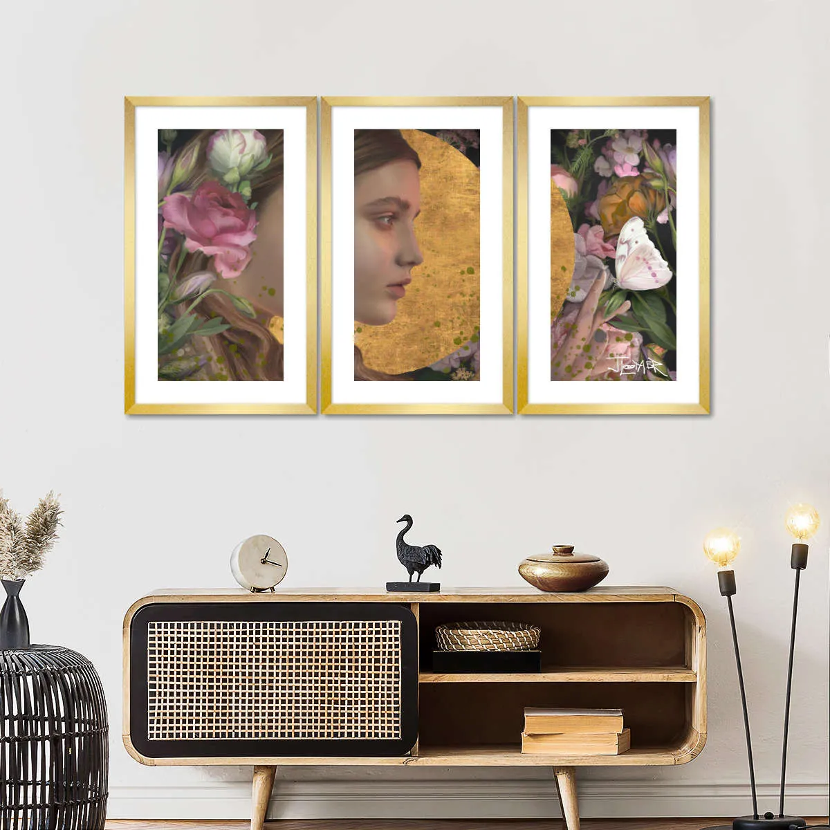 A Butterfly Garden Wall Art