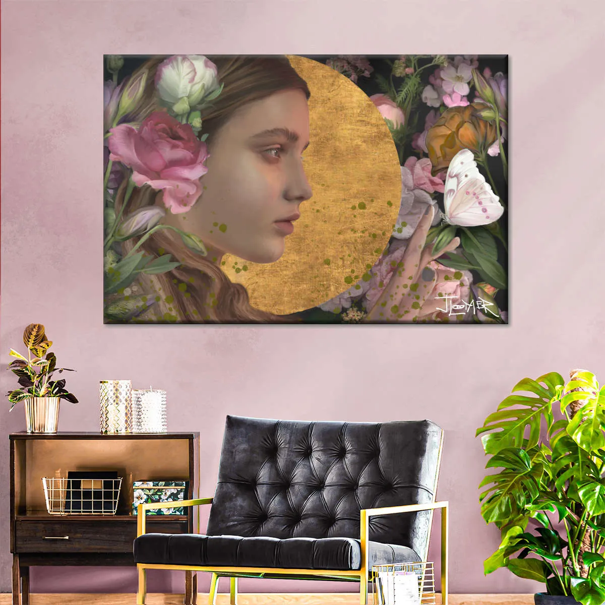 A Butterfly Garden Wall Art