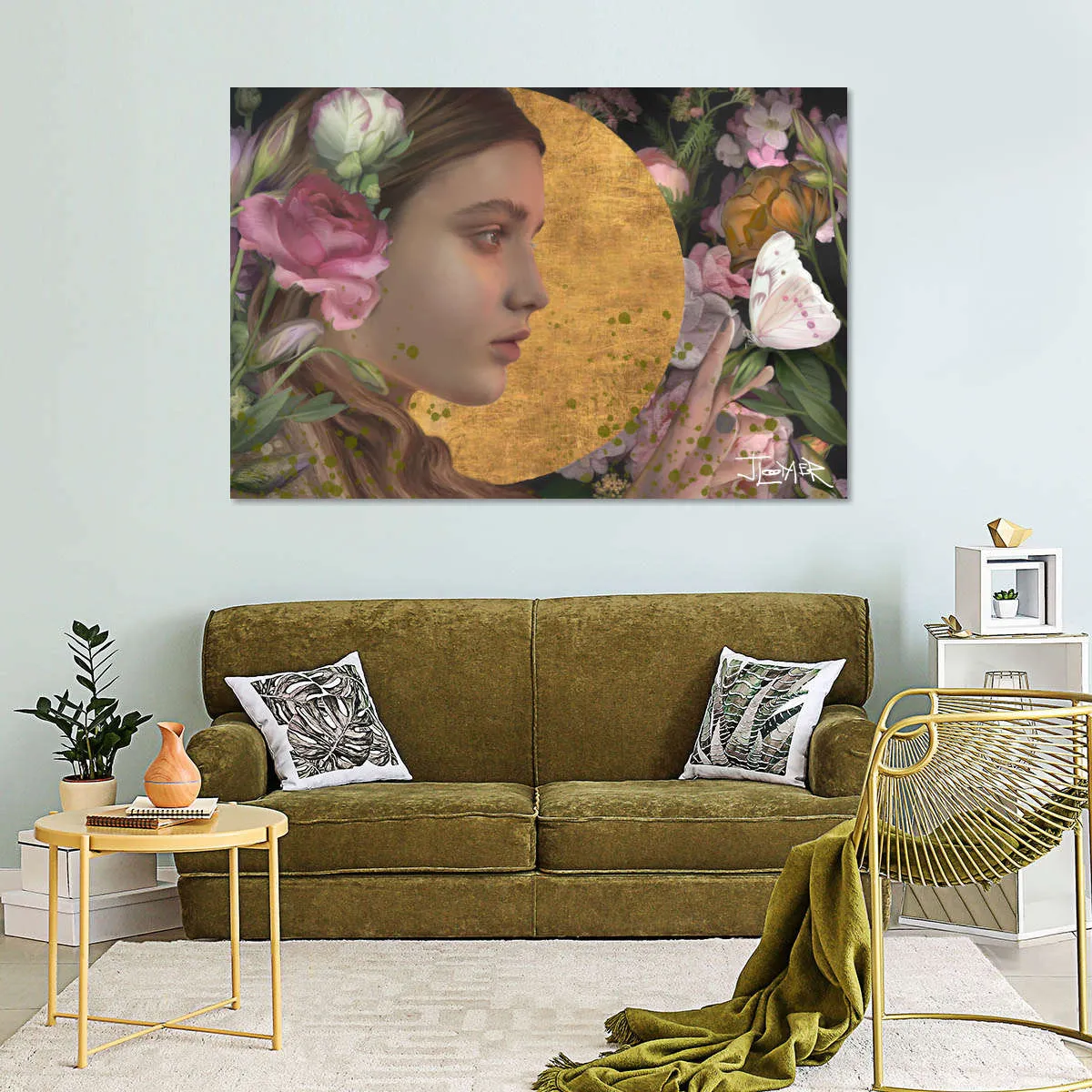 A Butterfly Garden Wall Art