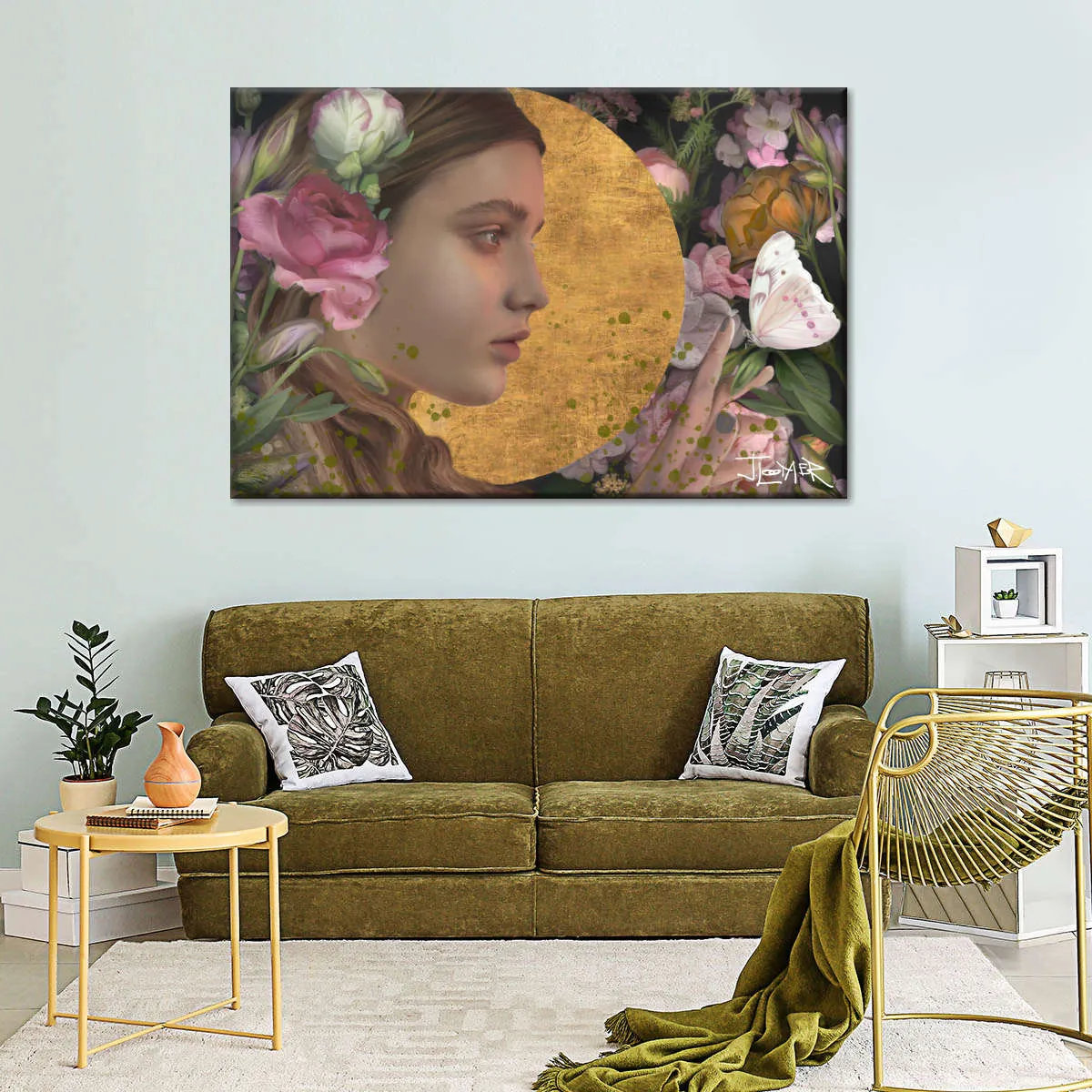 A Butterfly Garden Wall Art