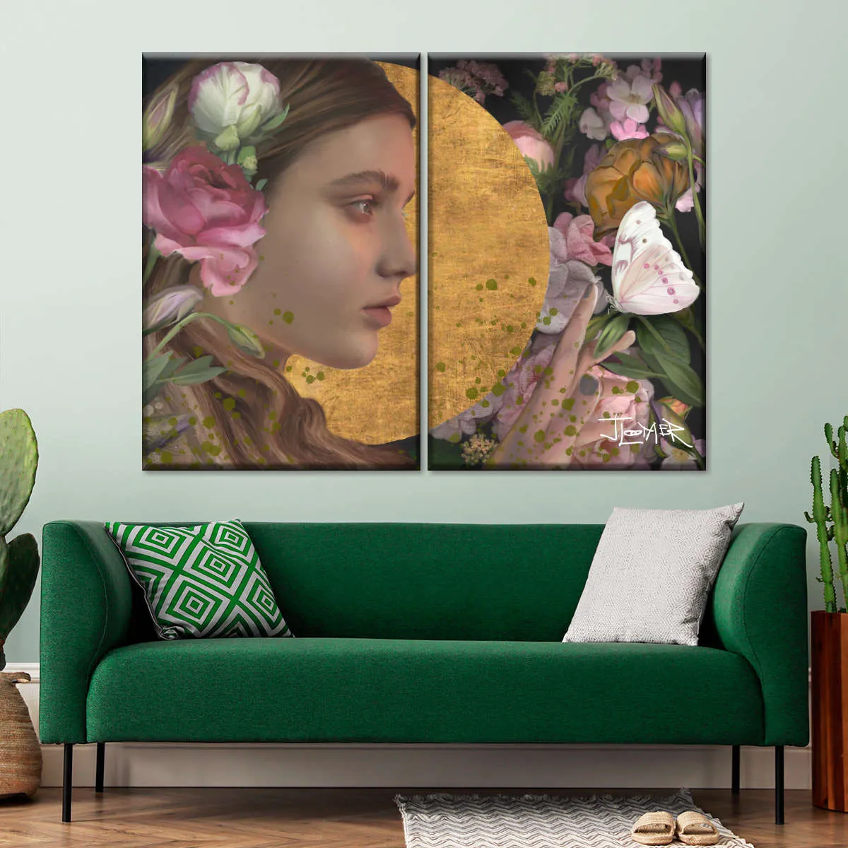 A Butterfly Garden Wall Art