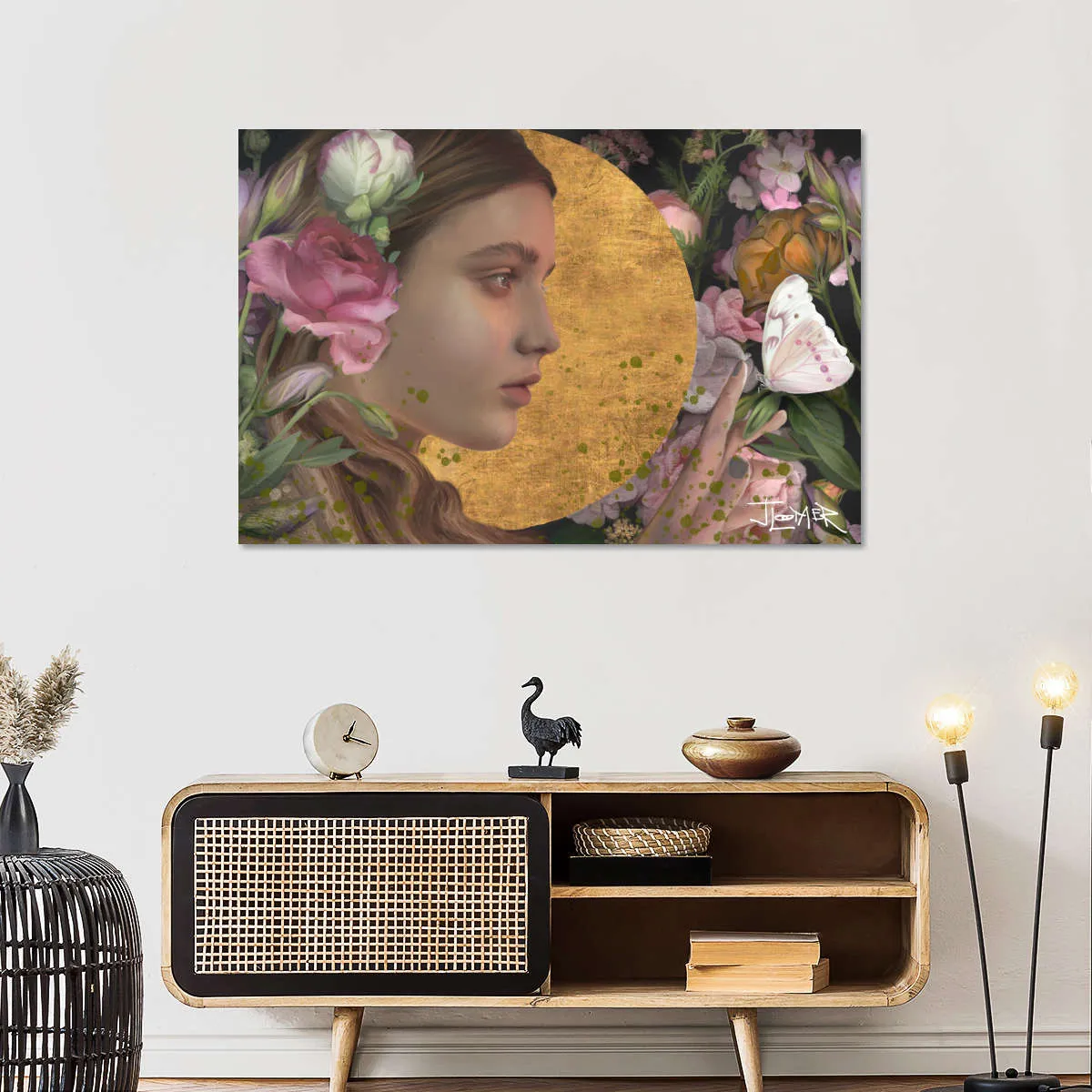 A Butterfly Garden Wall Art