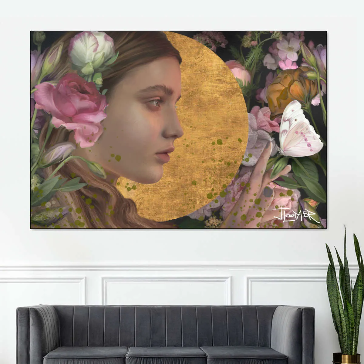 A Butterfly Garden Wall Art