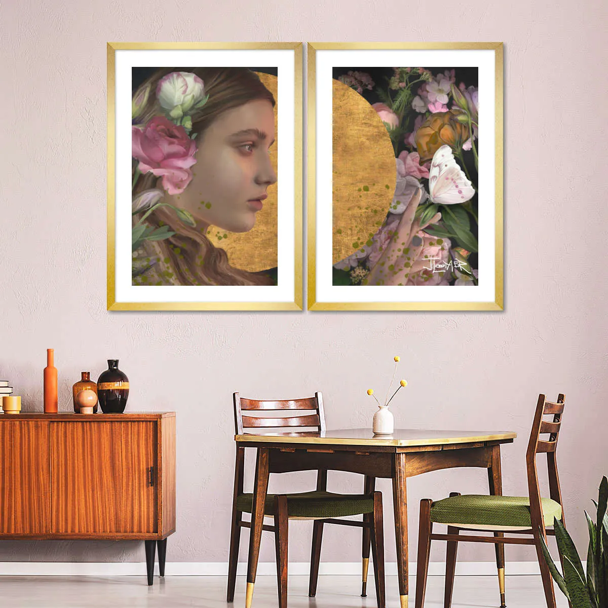 A Butterfly Garden Wall Art