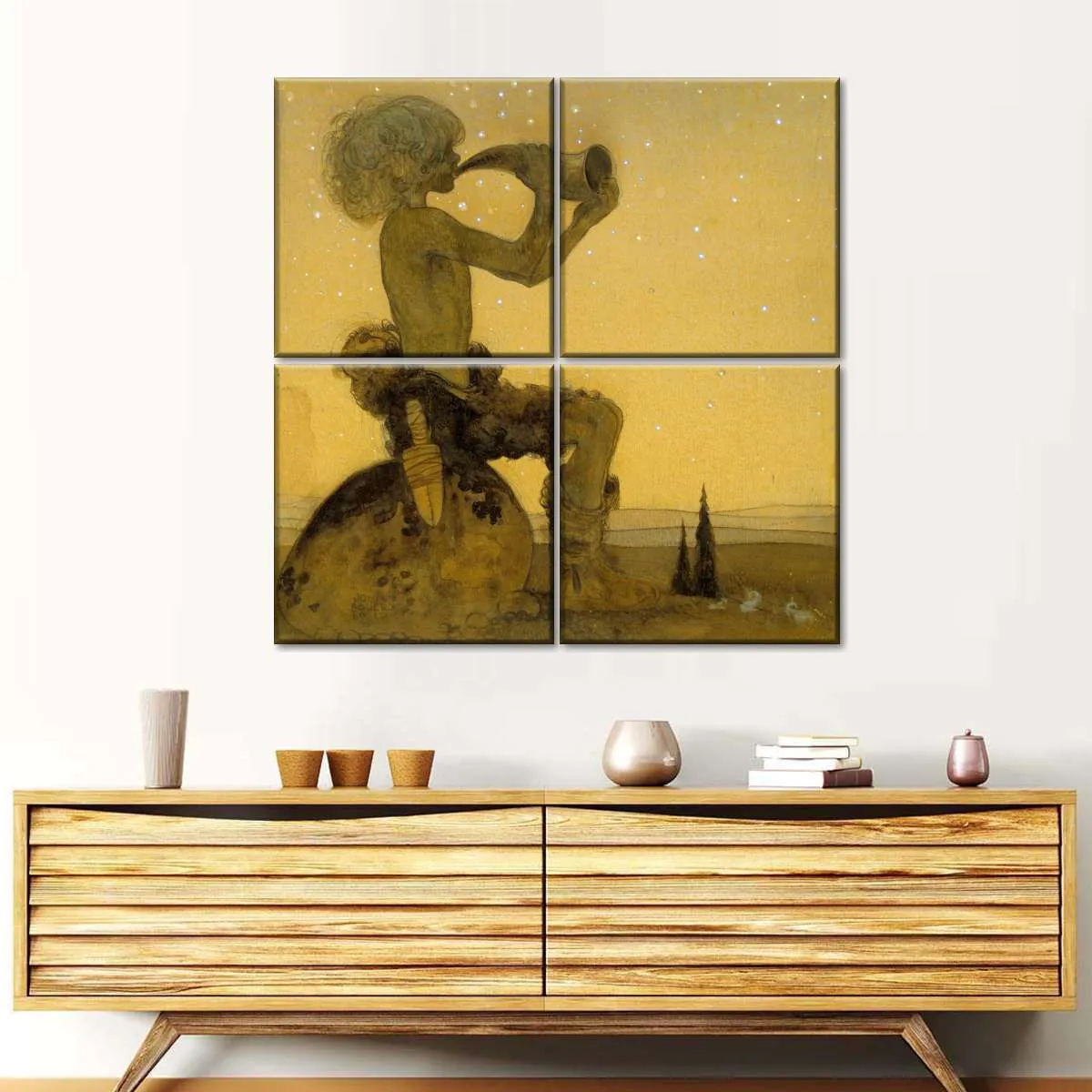 A Fairy Shepherd Wall Art