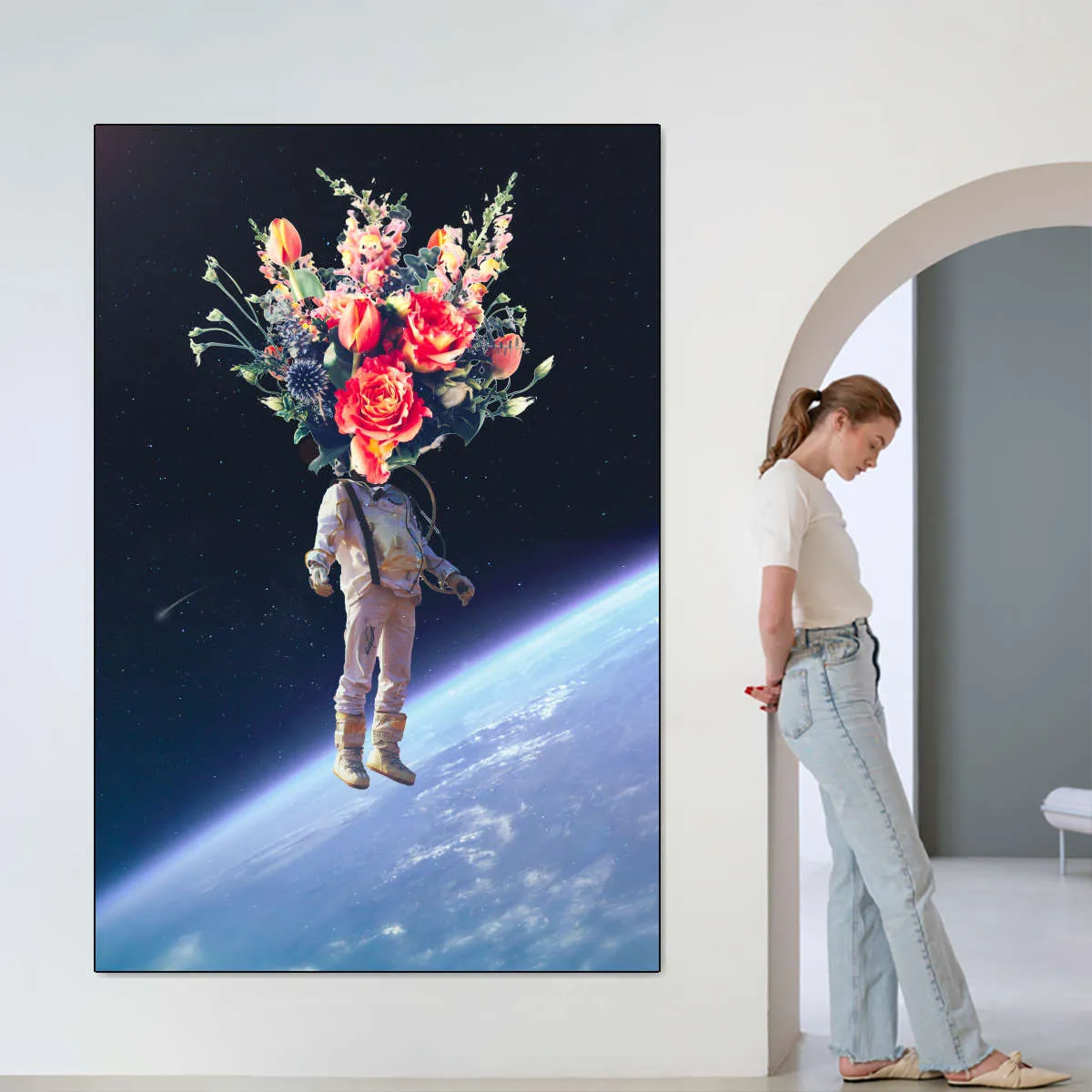 A Floral Burst I Wall Art