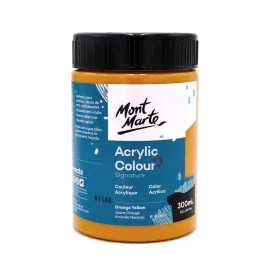 Acrylic Colour Paint Signature 300ml (10.1 US fl.oz) - Orange Yellow