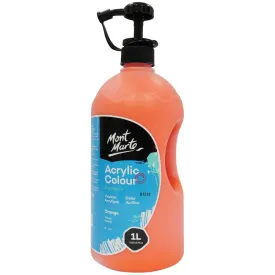 Acrylic Colour Signature 1L (33.8 US fl.oz) Bottle - Orange