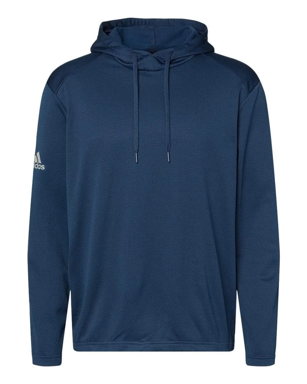 adidas - Men's Textured Mixed Media Hooded Sweatshirt