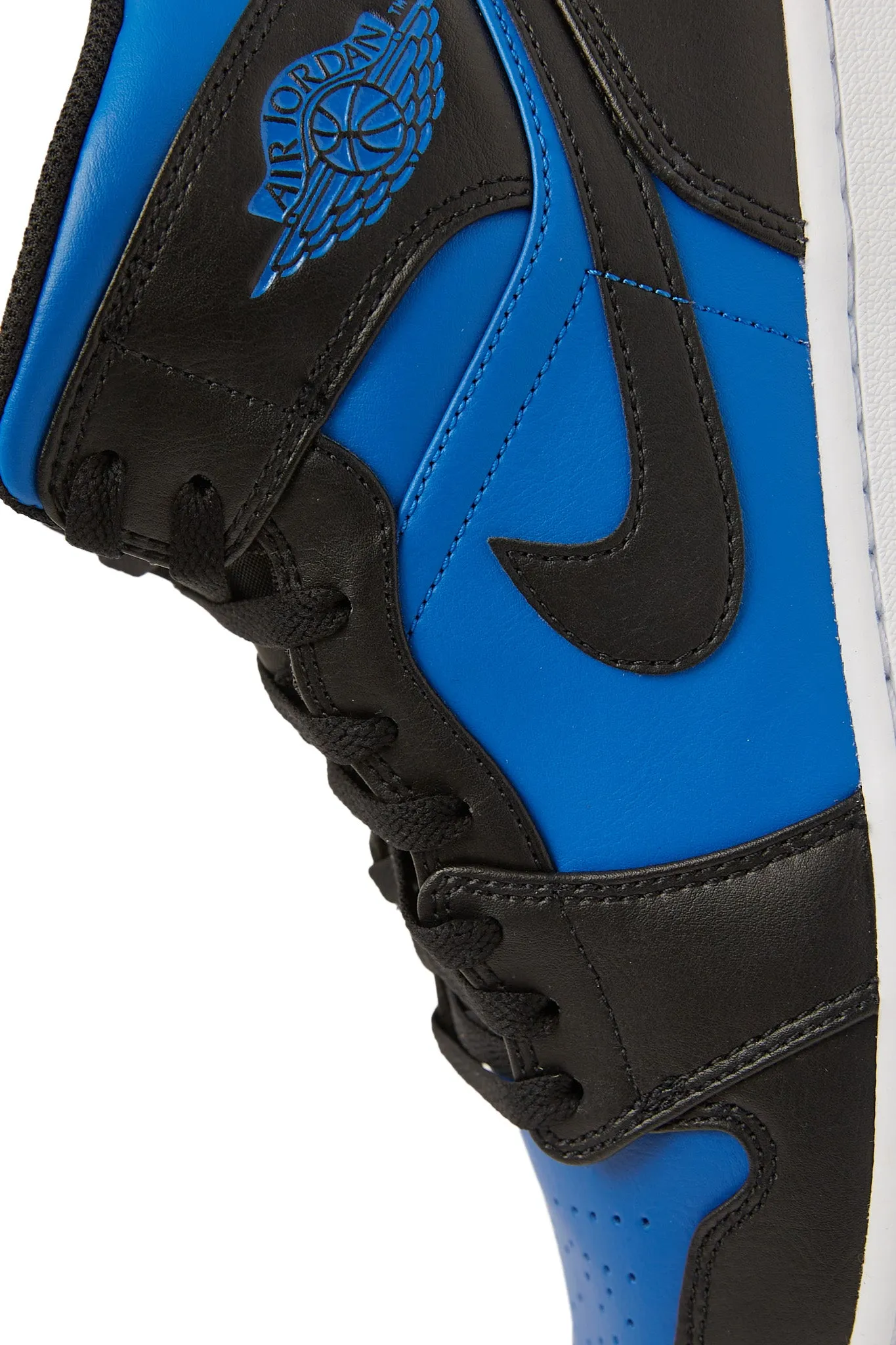 Air Jordan 1 Mid 'Black/Royal Blue'