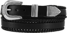 Brighton® Men's Dakota Edge Leather Western Belt