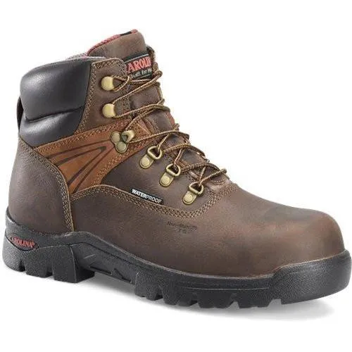 Carolina Men's Hook 6" Comp Toe WP Hiker Work Boot - Brown - CA5537