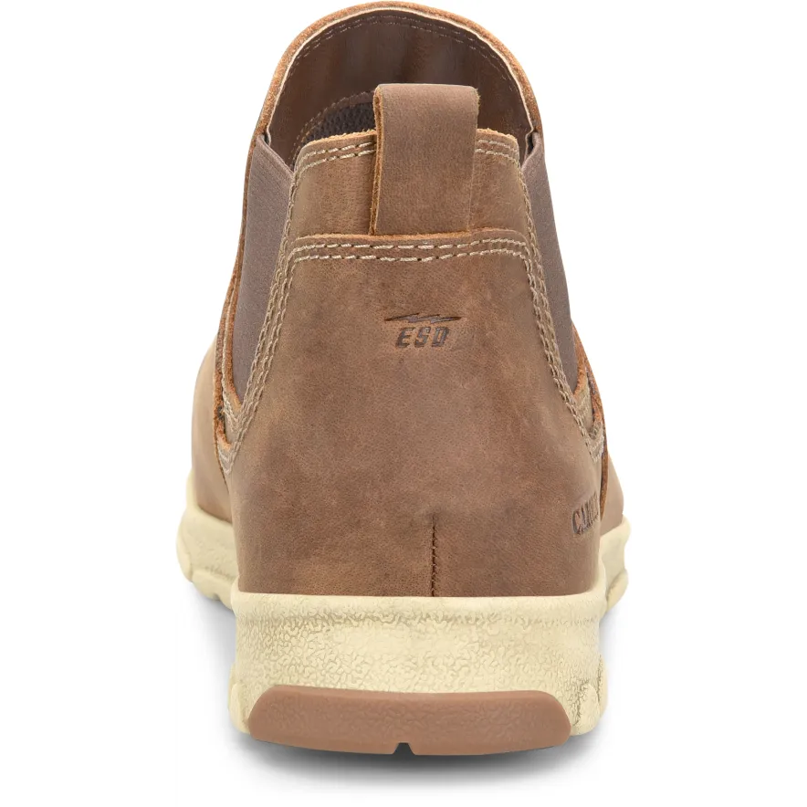 Carolina Men's S-117 ESD Alum Toe LW Romeo Work Shoe - Brown - CA5574