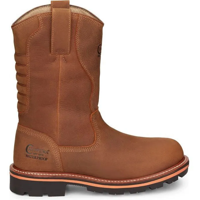 Chippewa Men's Thunderstruck 11" WP Slip Resist Work Boot -Tan- TH1040