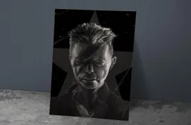 David Bowie Poster, Custom Music Print, Music Poster, Custom Poster, Home Decor, Wall Hangings, British Singer Canvas, David Bowie Art