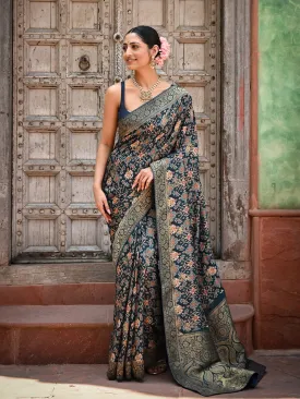 Digital Bandhani Printed Handloom Saree