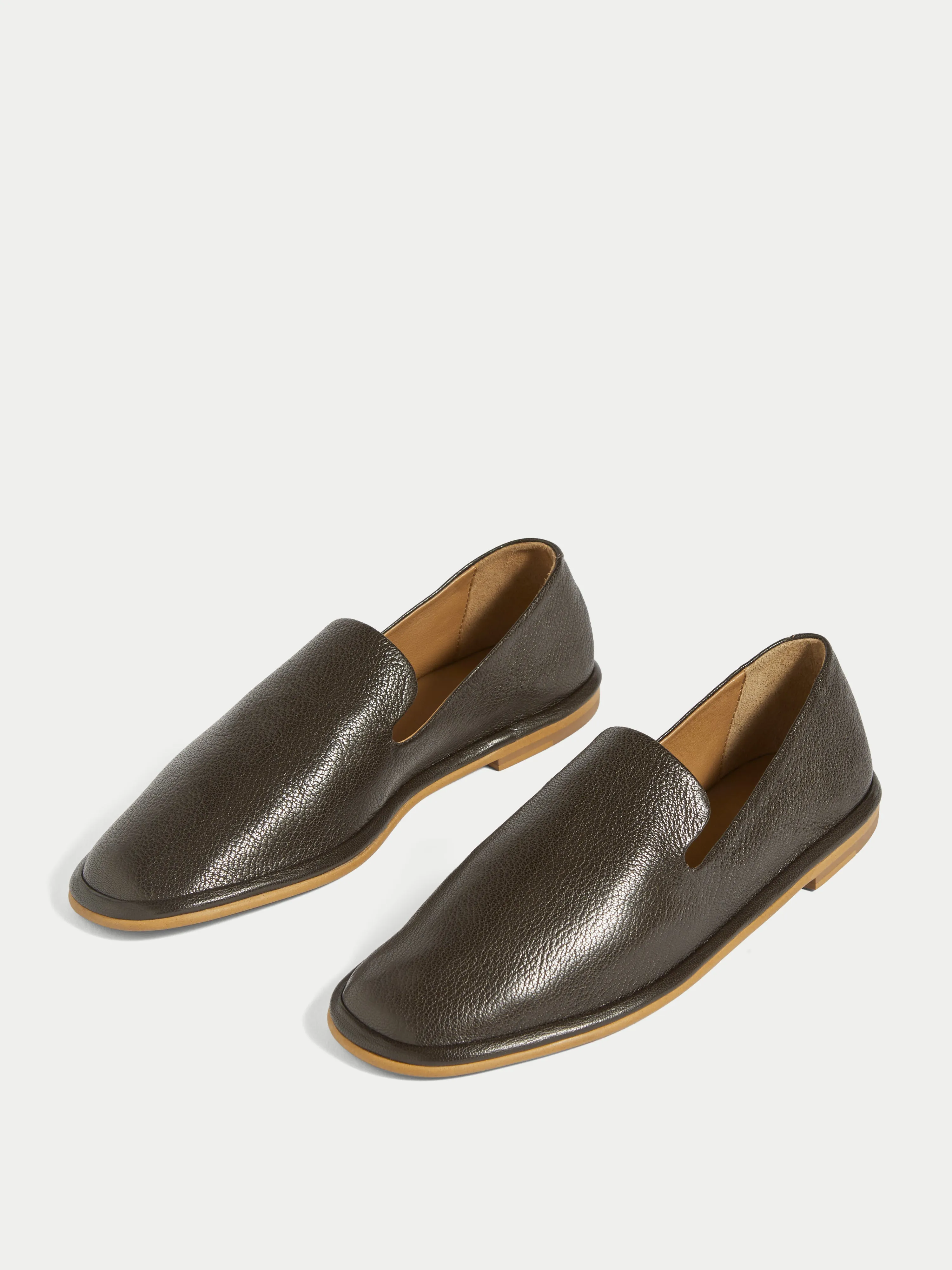 Elie Leather Loafer | Brown