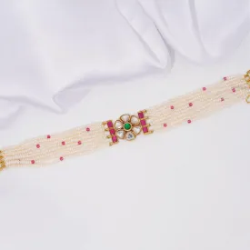 Floral Pearl Choker