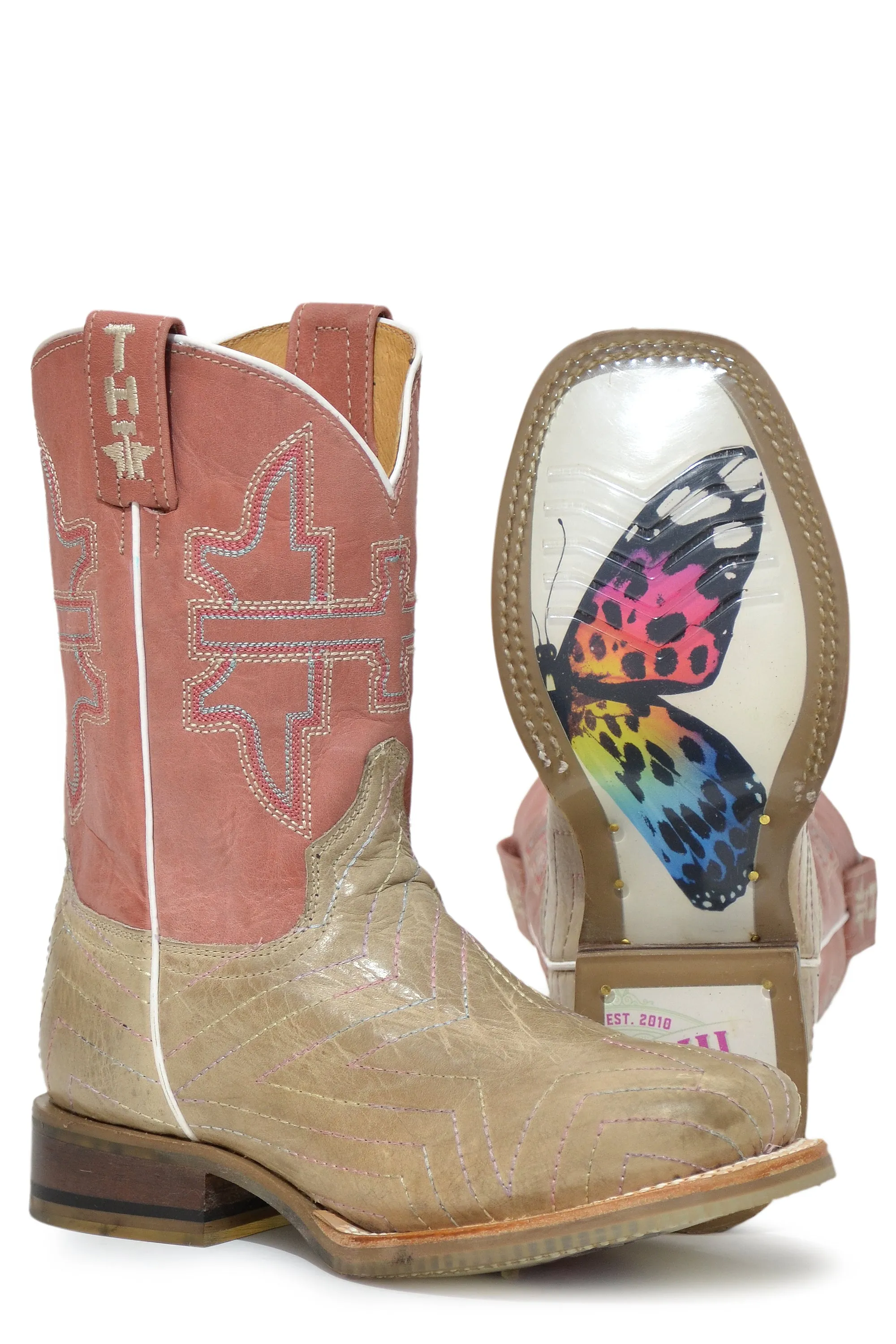 Girl's Tin Haul "Rainbow Star" Boot