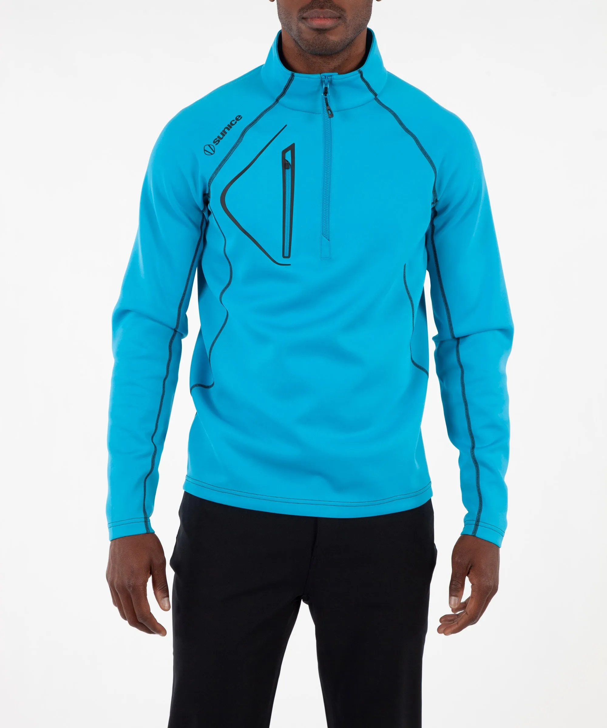 Men's Allendale SuperliteFX Stretch Thermal Half-Zip Pullover