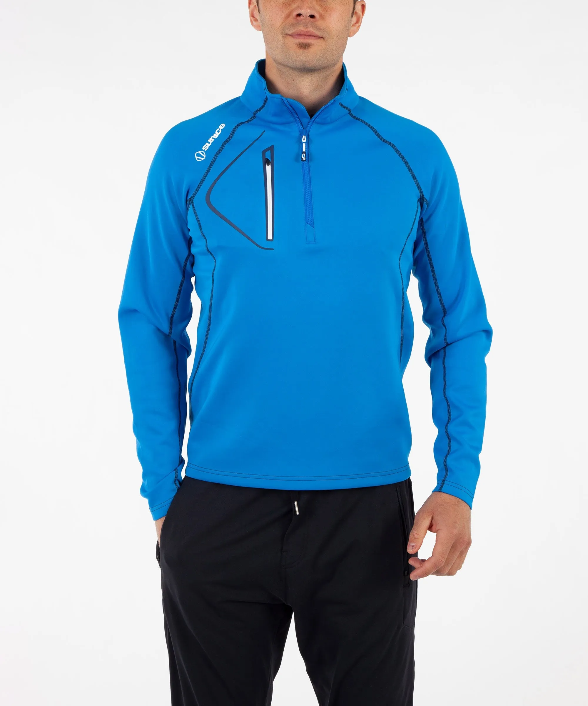 Men's Allendale SuperliteFX Stretch Thermal Half-Zip Pullover