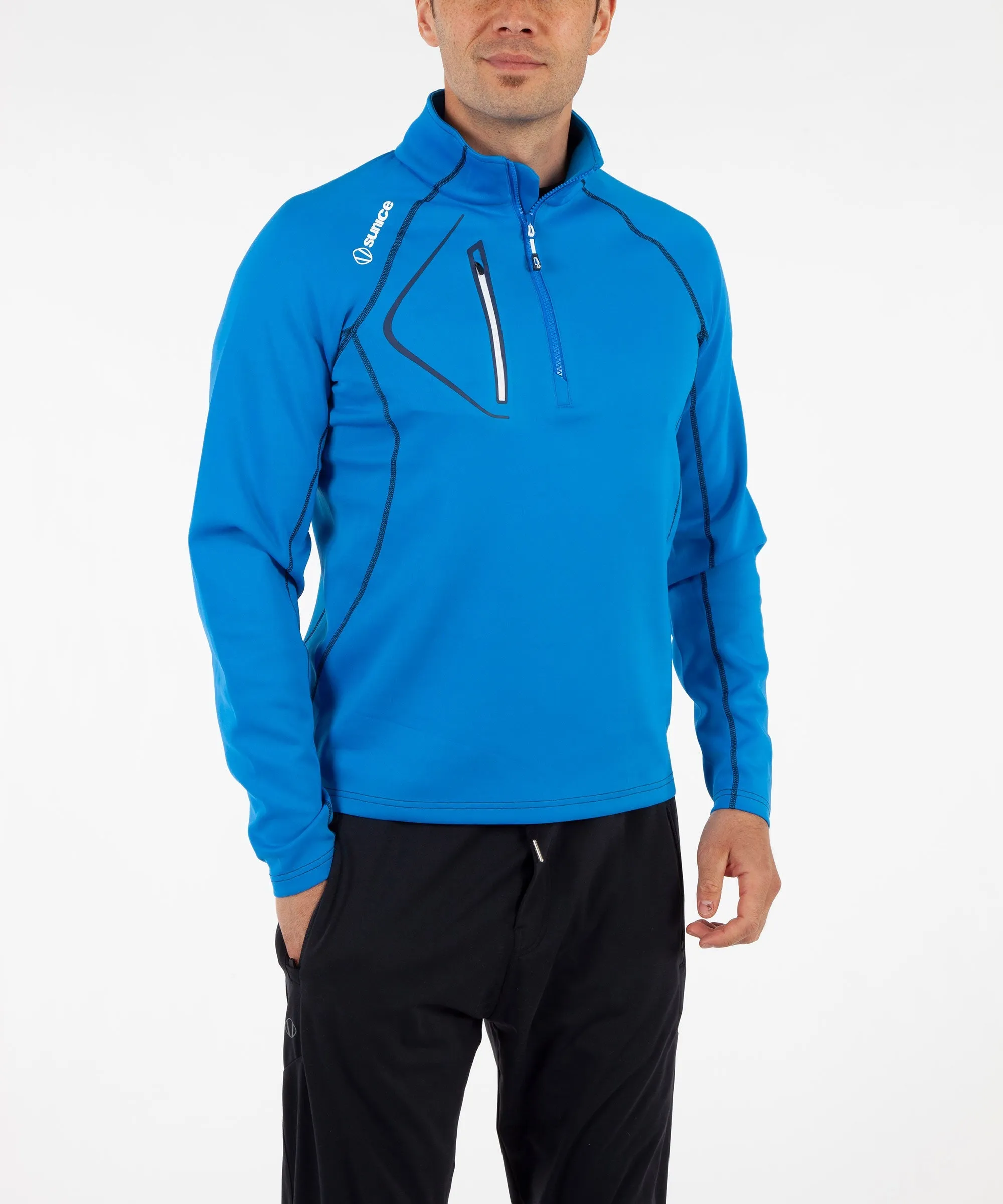 Men's Allendale SuperliteFX Stretch Thermal Half-Zip Pullover