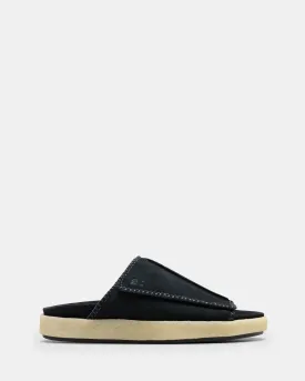 Overleighslide Black Suede