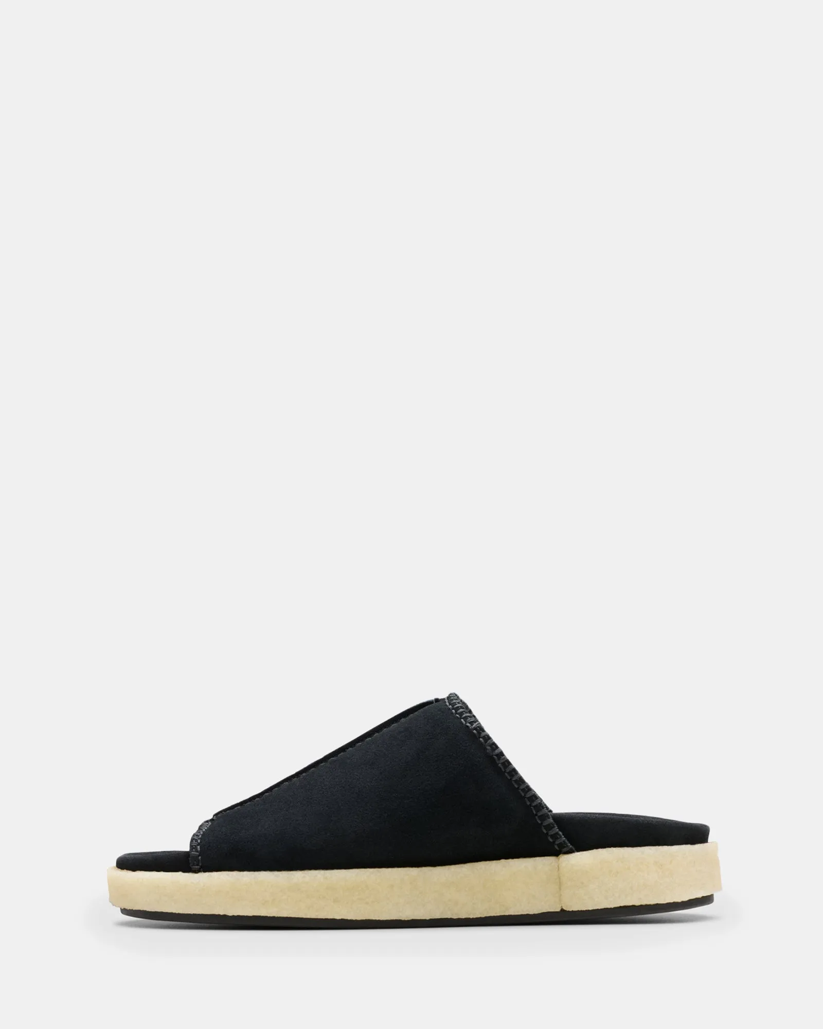 Overleighslide Black Suede