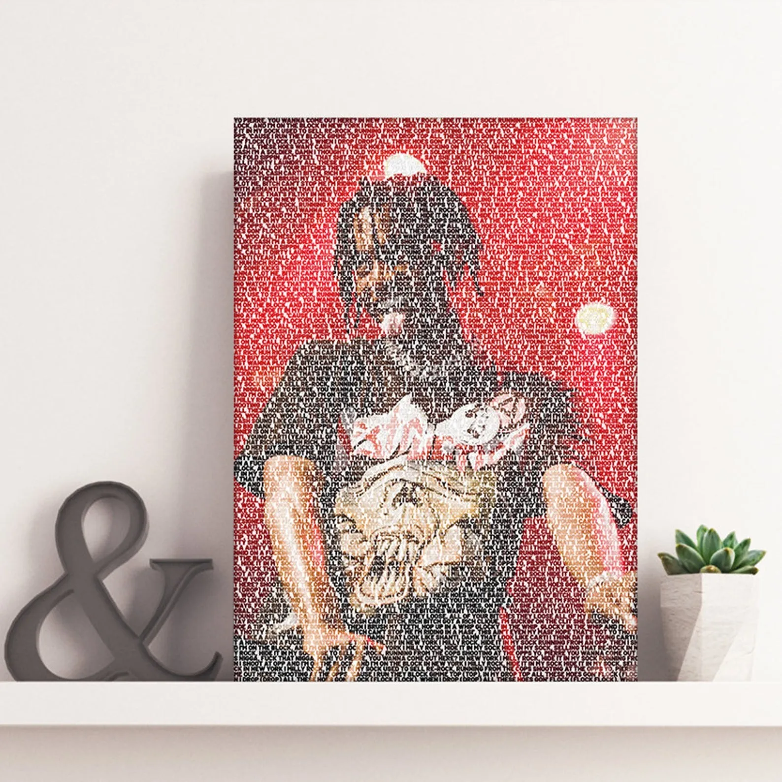 Playboi Carti Unframed Poster, Custom Music Print, Music Poster, Custom Poster, Home Decor, Wall Hangings, Playboi Carti Canvas, Rapper Art