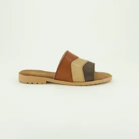 Pu Push In Sandal.Comfort.