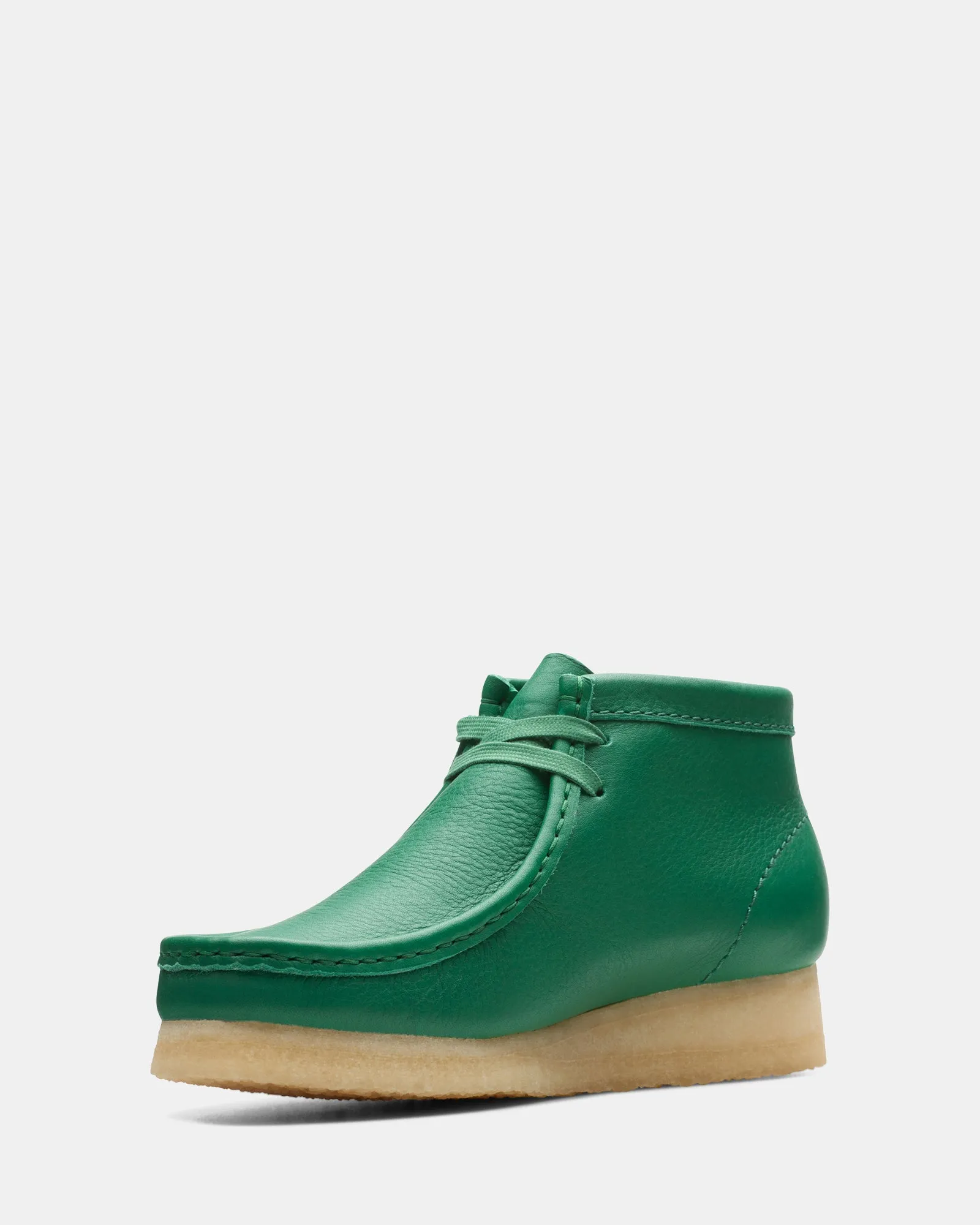 Wallabee Boot. (W) Cactus Green Lea